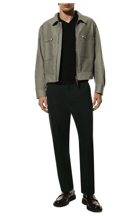 Мужское поло из вискозы GIORGIO ARMANI черного цвета по цене 29950 руб., арт. 3GSF51/SJP4Z | Фото 2 Мужское поло из вискозы GIORGIO ARMANI черного цвета, арт. 3GSF51/SJP4Z | Фото 2 (Рукава: Короткие; Длина (для топов): Стандартные; Воротник: Открытый ворот; Застежка: Открытый ворот; Статус проверки: Проверена категория; Материал внешний: Вискоза)