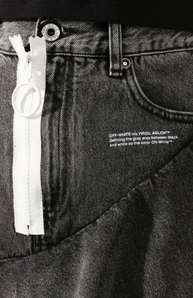 Женская темно-серая джинсовая юбка Off-White, арт. 0WYF001R197740577500 купить в ЦУМ | Фото №5 Джинсовая юбка Off-White темно-серая | Фото №5