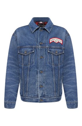 Мужская джинсовая куртка GUCCI синего цвета по цене 240500 руб., арт. 475024/XDAAT | Фото 1 Мужская джинсовая куртка GUCCI синего цвета, арт. 475024/XDAAT | Фото 1 (Материал внешний: Хлопок, Деним; Статус проверки: Проверено; Мужское Кросс-КТ: Верхняя одежда; Рукава: Длинные; Длина (верхняя одежда): Короткие; Кросс-КТ: Куртка, Деним)