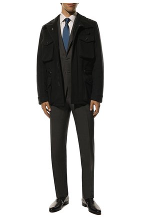 Мужские кожаные оксфорды BERLUTI темно-серого цвета, арт. S4505-002 | Фото 2 (Статус проверки: Проверено, Проверена категория; Стили: Классический; Материал внутренний: Натуральная кожа; Материал внешний: Кожа)