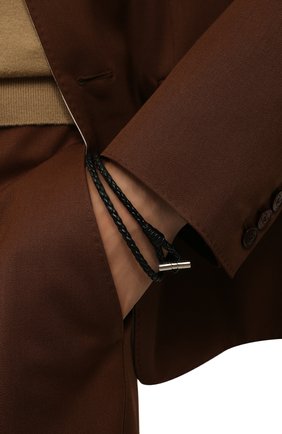 Мужской кожаный браслет TOM FORD черного цвета, арт. JM0001T-WCABR | Фото 2 (Материал: Кожа, Натуральная кожа; Региональные ограничения белый список (Axapta Mercury): RU)