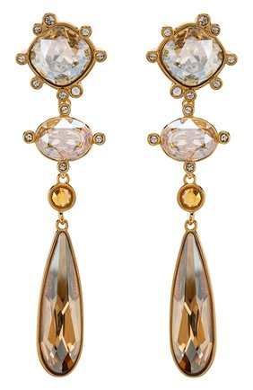 Женские серьги olive SWAROVSKI золотого цвета по цене 7780 руб., арт. 5456889 | Фото 1 Женские серьги olive SWAROVSKI золотого цвета, арт. 5456889 | Фото 1