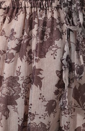 Женские бежевые шелковые брюки Zimmermann, арт. 5500PJUN купить в ЦУМ | Фото №5 Женские бежевые шелковые брюки Zimmermann