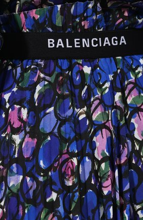 Женская синяя юбка с принтом Balenciaga, арт. 529757/TDL76 купить в ЦУМ | Фото №5 Юбка с принтом Balenciaga синяя | Фото №5