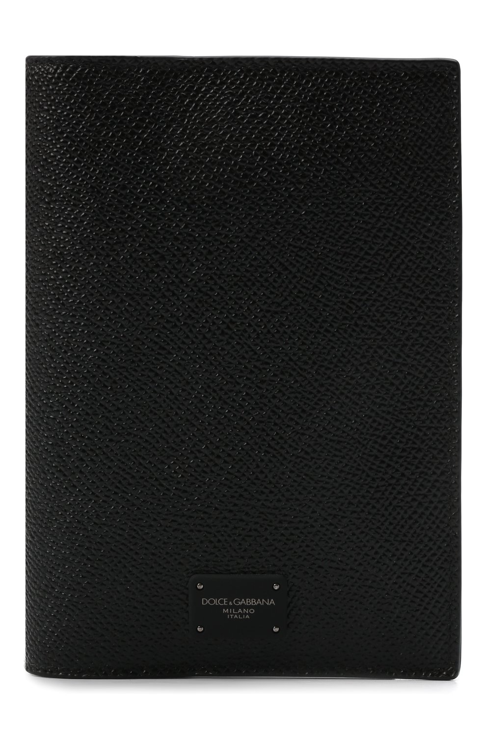 Мужской кожаная обложка для паспорта DOLCE & GABBANA черного цвета, арт. BP2215/AZ602 | Фото 1 (Материал: Натуральная кожа; Кросс-КТ: обложки и футляры)