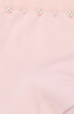 Детские хлопковые носки LA PERLA розового цвета по цене 3795 руб., арт. 42045/9-12 | Фото 2 Детские хлопковые носки LA PERLA розового цвета, арт. 42045/9-12 | Фото 2