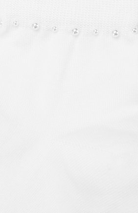 Детские хлопковые носки LA PERLA белого цвета, арт. 42045/7-8 | Фото 2 (Материал: Текстиль, Хлопок; Статус проверки: Проверена категория; Региональные ограничения белый список (Axapta Mercury): RU; Кросс-КТ: Носки)