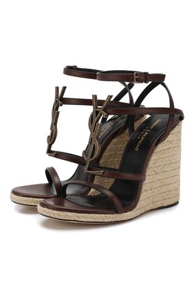 Кожаные босоножки Espadrille | Фото №1 Кожаные босоножки Espadrille | Фото №1