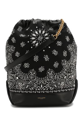 Женская сумка teddy SAINT LAURENT черная цвета, арт. 538448/9308W купить в ЦУМ | Фото №6 Сумка Teddy Saint Laurent черная цвета | Фото №6