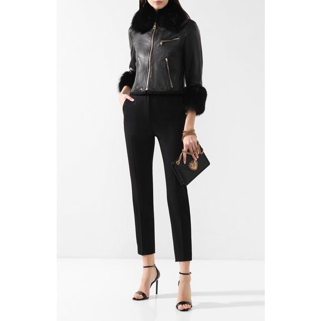 фото Кожаная куртка dolce & gabbana