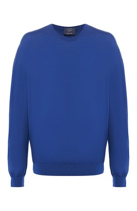 Мужской шерстяной джемпер PAUL&SHARK синего цвета по цене 26100 руб., арт. C0P1047/3XL-6XL | Фото 1 Мужской шерстяной джемпер PAUL&SHARK синего цвета, арт. C0P1047/3XL-6XL | Фото 1