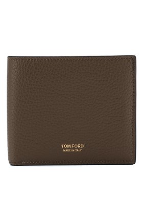 Мужской кожаное портмоне TOM FORD хаки цвета по цене 29950 руб., арт. Y0228T-CS4 | Фото 1 Мужской кожаное портмоне TOM FORD хаки цвета, арт. Y0228T-CS4 | Фото 1