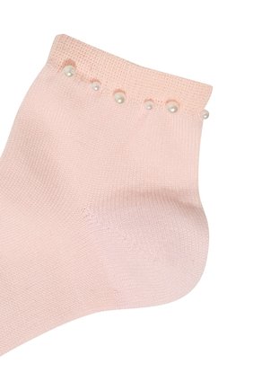 Детские хлопковые носки LA PERLA розового цвета, арт. 42045/1-2 | Фото 2 (Материал: Текстиль, Хлопок; Статус проверки: Проверена категория; Региональные ограничения белый список (Axapta Mercury): RU; Кросс-КТ: Носки)