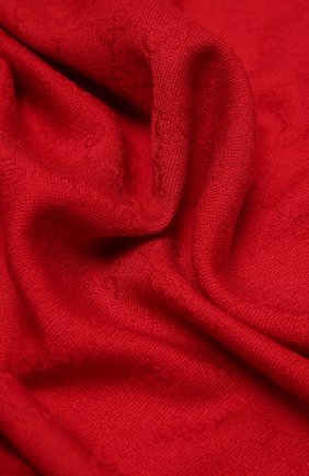Детский платок из шерсти и шелка GUCCI красного цвета по цене 13000 руб., арт. 418221/4K646 | Фото 2 Детский платок из шерсти и шелка GUCCI красного цвета, арт. 418221/4K646 | Фото 2