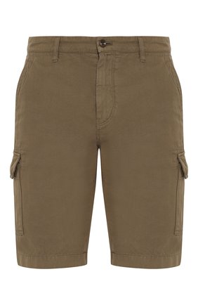 Мужские шорты из смеси хлопка и льна LORO PIANA хаки цвета по цене 47150 руб., арт. FAI6469 | Фото 1 Мужские шорты из смеси хлопка и льна LORO PIANA хаки цвета, арт. FAI6469 | Фото 1