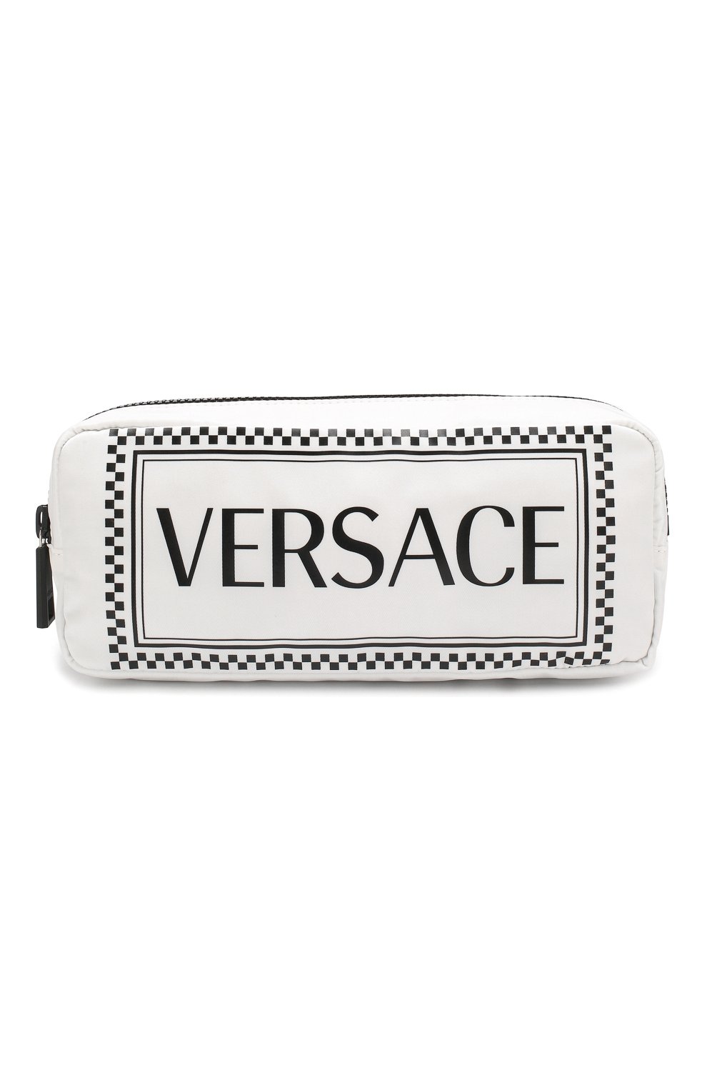 Поясная сумка 90s Versace Vintage Versace черно-белая | Фото №1