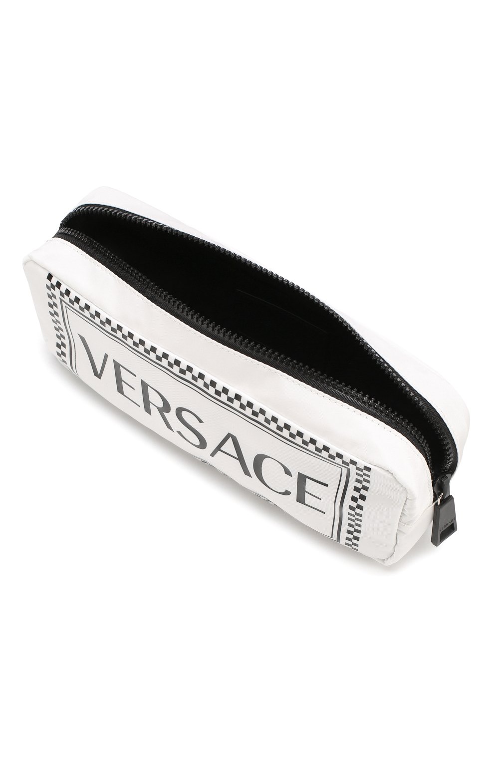 Женская черно-белая поясная сумка 90s versace vintage Versace, арт. DV3G688/DNYVER купить в ЦУМ | Фото №4 Поясная сумка 90s Versace Vintage Versace черно-белая | Фото №4