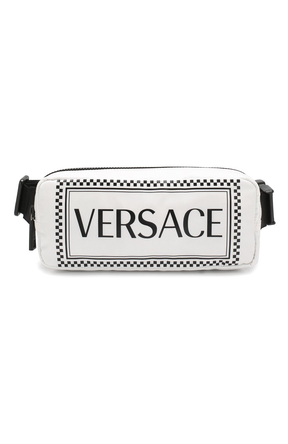 Женская черно-белая поясная сумка 90s versace vintage Versace, арт. DV3G688/DNYVER купить в ЦУМ | Фото №5 Поясная сумка 90s Versace Vintage Versace черно-белая | Фото №5