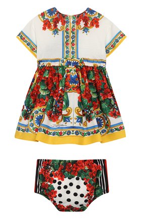 Комплект из хлопкового платья и шорт | Фото №2 Комплект из хлопкового платья и шорт | Фото №2