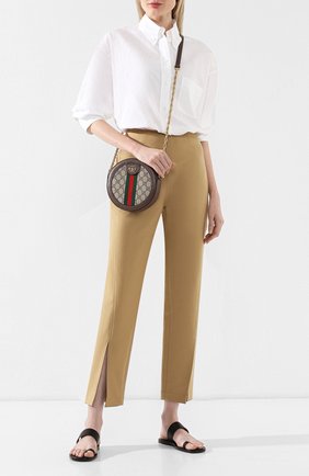 Женская сумка ophidia mini GUCCI бежевого цвета по цене 101100 руб., арт. 550618/96I3B | Фото 2 Женская сумка ophidia mini GUCCI бежевого цвета, арт. 550618/96I3B | Фото 2