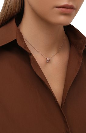 Женская колье dazzling swan SWAROVSKI золотого цвета по цене 5980 руб., арт. 5469989 | Фото 2 Женская колье dazzling swan SWAROVSKI золотого цвета, арт. 5469989 | Фото 2