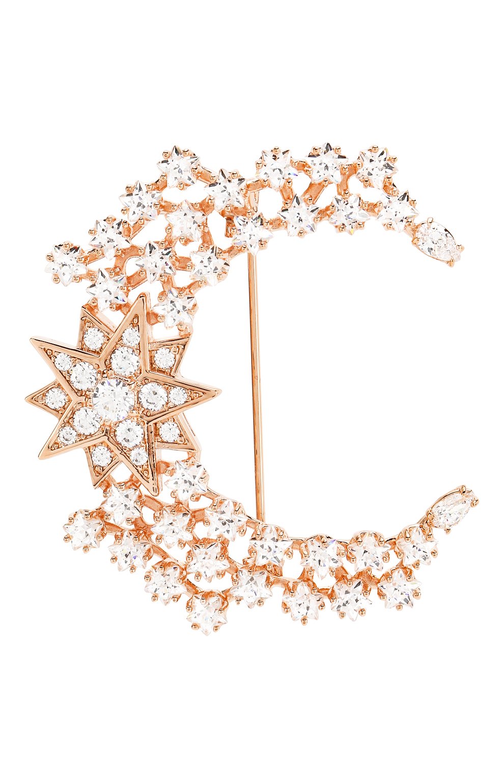 Женская брошь SWAROVSKI золотого цвета, арт. 5489775 | Фото 1
