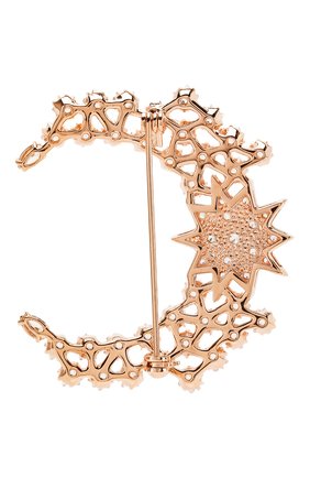 Женская брошь SWAROVSKI золотого цвета по цене 29960 руб., арт. 5489775 | Фото 2 Женская брошь SWAROVSKI золотого цвета, арт. 5489775 | Фото 2
