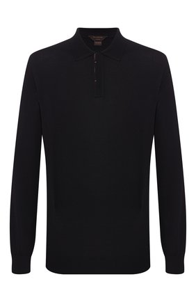 Мужское шерстяное поло ZEGNA COUTURE темно-синего цвета по цене 82050 руб., арт. CSM00/132 | Фото 1 Мужское шерстяное поло ZEGNA COUTURE темно-синего цвета, арт. CSM00/132 | Фото 1
