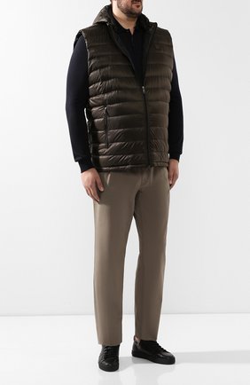 Мужское шерстяное поло ZEGNA COUTURE темно-синего цвета по цене 82050 руб., арт. CSM00/132 | Фото 2 Мужское шерстяное поло ZEGNA COUTURE темно-синего цвета, арт. CSM00/132 | Фото 2