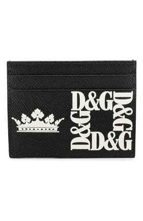 Мужской кожаный футляр для кредитных карт DOLCE & GABBANA черно-белого цвета по цене 15300 руб., арт. BP0330/AK443 | Фото 1 Мужской кожаный футляр для кредитных карт DOLCE & GABBANA черно-белого цвета, арт. BP0330/AK443 | Фото 1