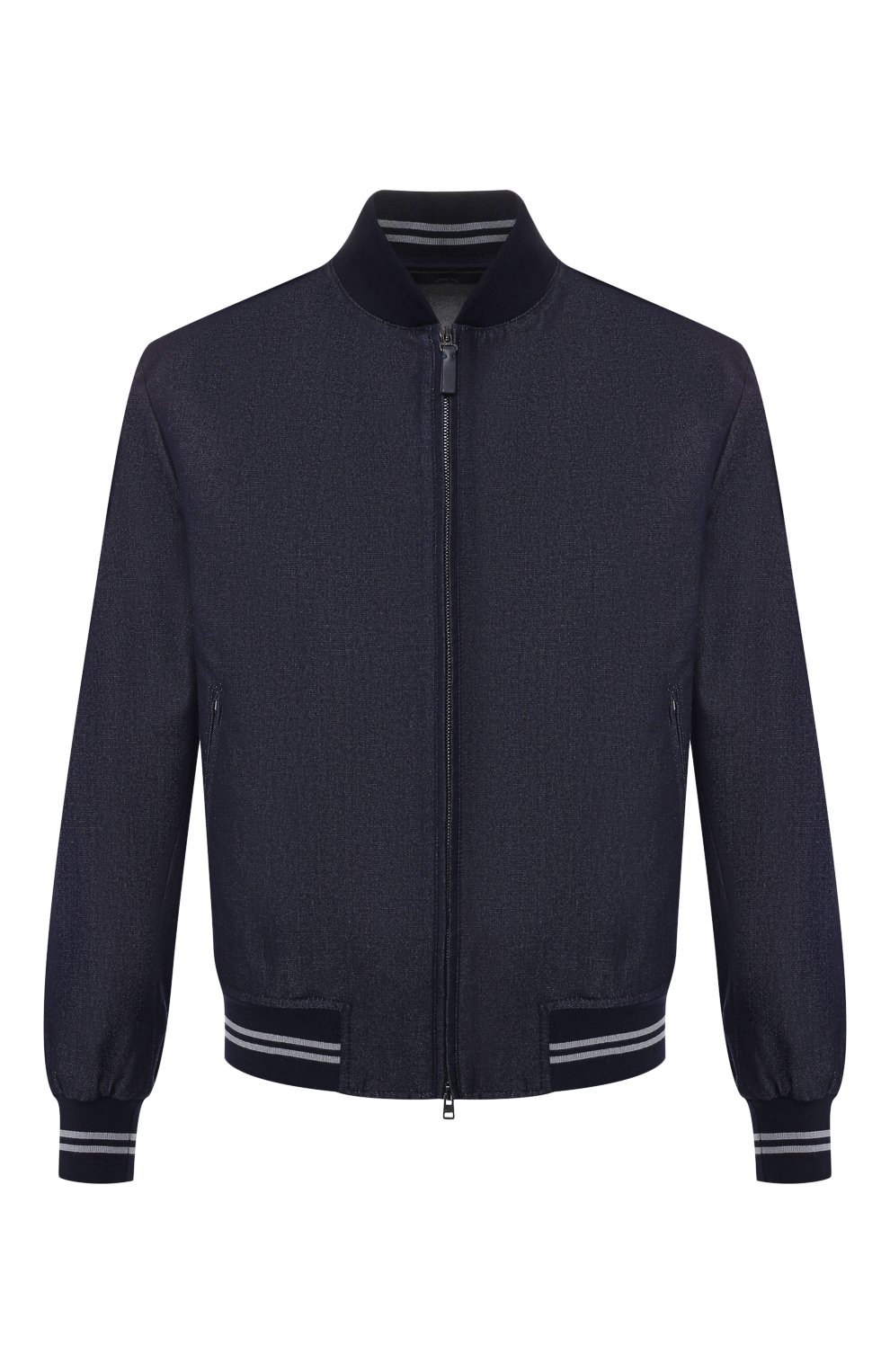 Мужской темно-синий хлопковый бомбер BRIONI купить в интернет-магазине ...