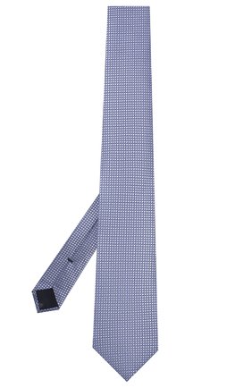 Мужской шелковый галстук CORNELIANI синего цвета по цене 11350 руб., арт. 83U302-9120312/00 | Фото 2 Мужской шелковый галстук CORNELIANI синего цвета, арт. 83U302-9120312/00 | Фото 2
