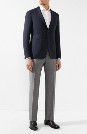 Мужской шерстяные брюки TOM FORD светло-серого цвета по цене 56300 руб., арт. 522R03/610043 | Фото 2 Мужской шерстяные брюки TOM FORD светло-серого цвета, арт. 522R03/610043 | Фото 2