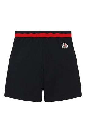 Детские хлопковые шорты MONCLER ENFANT синего цвета по цене 14750 руб., арт. E1-954-13501-90-V0000/4-6A | Фото 2 Детские хлопковые шорты MONCLER ENFANT синего цвета, арт. E1-954-13501-90-V0000/4-6A | Фото 2 (Материал внешний: Хлопок; Статус проверки: Проверена категория, Проверено; Мальчики Кросс-КТ: Шорты-одежда; Ростовка одежда: 4 года | 104 см, 5 лет | 110 см, 6 лет | 116 см)