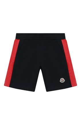 Детские хлопковые шорты MONCLER ENFANT синего цвета по цене 16450 руб., арт. E1-954-87077-05-V8013/8-10A | Фото 1 Детские хлопковые шорты MONCLER ENFANT синего цвета, арт. E1-954-87077-05-V8013/8-10A | Фото 1 (Материал внешний: Хлопок; Статус проверки: Проверена категория, Проверено; Мальчики Кросс-КТ: Шорты-одежда; Ростовка одежда: 10 - 11 лет | 140 - 146см, 8 лет | 128 см)
