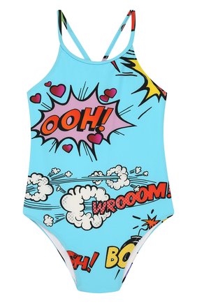 Детского слитный купальник DOLCE & GABBANA голубого цвета по цене 10700 руб., арт. L2J803/FSG04 | Фото 1 Детского слитный купальник DOLCE & GABBANA голубого цвета, арт. L2J803/FSG04 | Фото 1