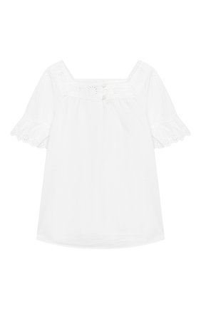 Детский хлопковый топ POLO RALPH LAUREN белого цвета по цене 4590 руб., арт. 311736023 | Фото 1 Детский хлопковый топ POLO RALPH LAUREN белого цвета, арт. 311736023 | Фото 1