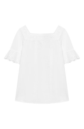 Детский хлопковый топ POLO RALPH LAUREN белого цвета по цене 4590 руб., арт. 311736023 | Фото 2 Детский хлопковый топ POLO RALPH LAUREN белого цвета, арт. 311736023 | Фото 2