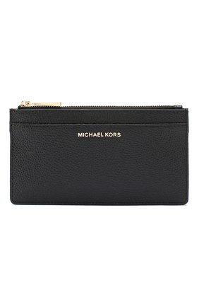 Женский кожаный футляр для кредитных карт MICHAEL MICHAEL KORS черного цвета по цене 7920 руб., арт. 32S8GF6D7L | Фото 1 Женский кожаный футляр для кредитных карт MICHAEL MICHAEL KORS черного цвета, арт. 32S8GF6D7L | Фото 1