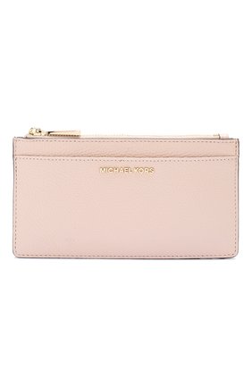 Женский кожаный футляр для кредитных карт MICHAEL MICHAEL KORS светло-розового цвета по цене 7920 руб., арт. 32S8GF6D7L | Фото 1 Женский кожаный футляр для кредитных карт MICHAEL MICHAEL KORS светло-розового цвета, арт. 32S8GF6D7L | Фото 1