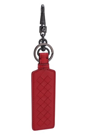 Женский красный кожаный брелок для ключей Bottega Veneta, арт. 549557/V001N купить в ЦУМ | Фото №2 Кожаный брелок для ключей Bottega Veneta красный | Фото №2
