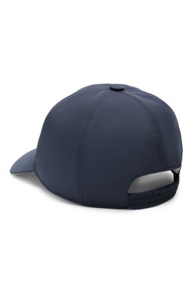 Женская текстильная бейсболка LORO PIANA темно-синего цвета по цене 29550 руб., арт. FAI6059 | Фото 2 Женская текстильная бейсболка LORO PIANA темно-синего цвета, арт. FAI6059 | Фото 2