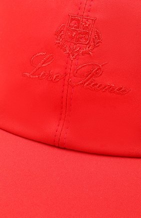 Текстильная бейсболка Loro Piana, красного цвета, арт. FAI6059 в ЦУМ | Фото №3 Текстильная бейсболка Loro Piana красного цвета | Фото №3