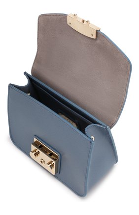 Женская сумка metropolis FURLA синяя цвета, арт. BGZ7 купить в ЦУМ | Фото №4 Сумка Metropolis Furla синяя цвета | Фото №4