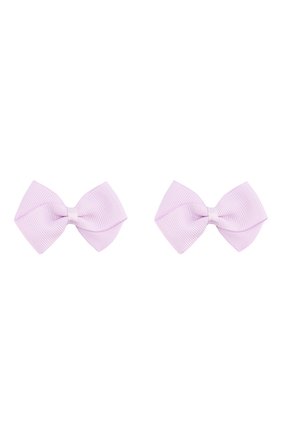 Детская комплект из двух заколок wavy bow JUNEFEE сиреневого цвета по цене 890 руб., арт. 4576 | Фото 1 Детская комплект из двух заколок wavy bow JUNEFEE сиреневого цвета, арт. 4576 | Фото 1