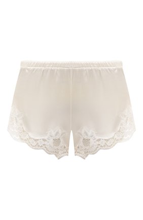 Женские шелковые шорты DOLCE & GABBANA белого цвета по цене 31100 руб., арт. 03A02T/FUAD8 | Фото 1 Женские шелковые шорты DOLCE & GABBANA белого цвета, арт. 03A02T/FUAD8 | Фото 1