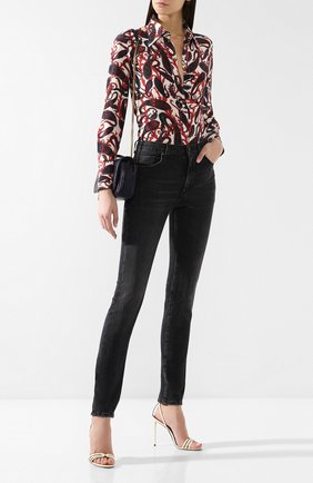 Женские джинсы-скинни SAINT LAURENT серого цвета по цене 43350 руб., арт. 542774/YV869 | Фото 2 Женские джинсы-скинни SAINT LAURENT серого цвета, арт. 542774/YV869 | Фото 2