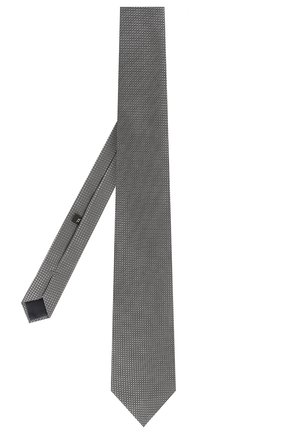Мужской шелковый галстук ERMENEGILDO ZEGNA серого цвета по цене 12950 руб., арт. Z5D04/1XW | Фото 2 Мужской шелковый галстук ERMENEGILDO ZEGNA серого цвета, арт. Z5D04/1XW | Фото 2