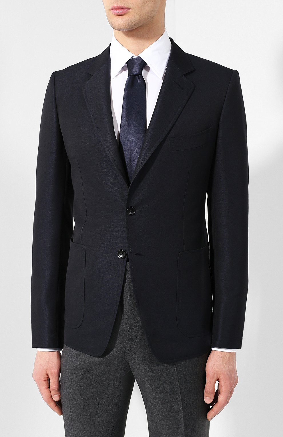 Пиджак из смеси шерсти и шелка Tom Ford 518R01/1DYJ40 Фото 3