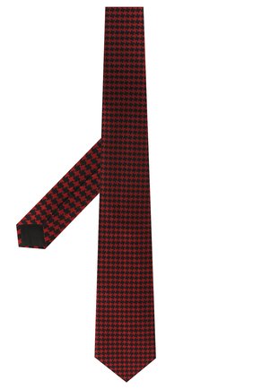 Мужской шелковый галстук TOM FORD красного цвета, арт. 5TF45/XTF | Фото 2 (Материал: Текстиль, Синтетический материал, Шелк; Статус проверки: Проверено; Принт: С принтом)